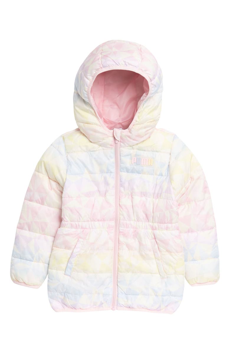 PUMA Kids' Packable Hooded Puffer Jacket, Main, color,