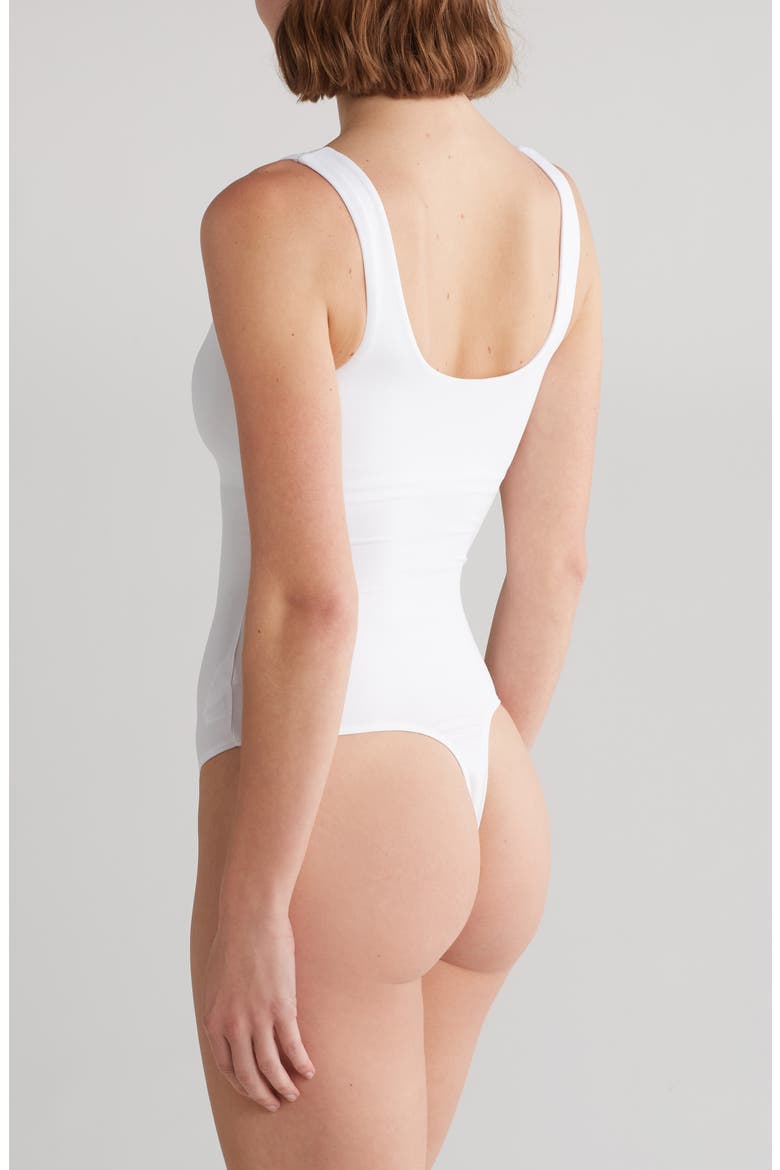 Good Form Modern Tank Bodysuit, Alternate, color, WHITE001