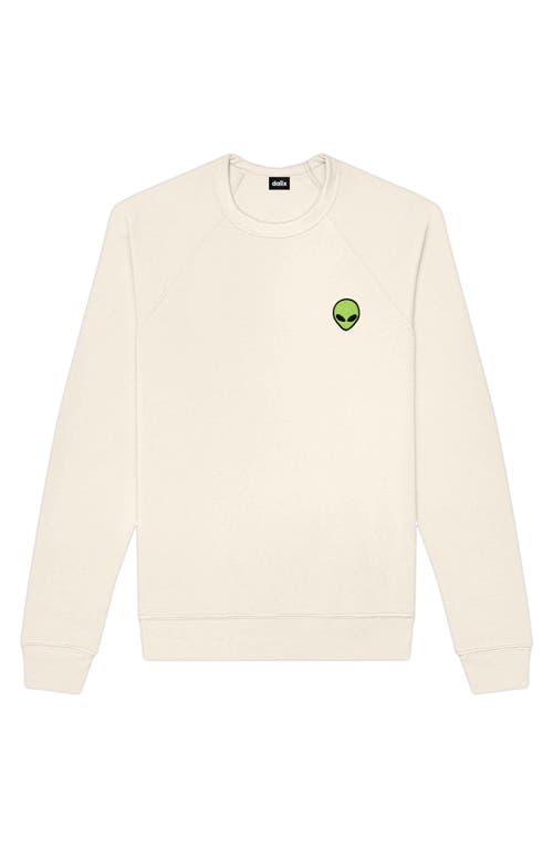 Dalix Alien Fleece Sweatshirt In Natural