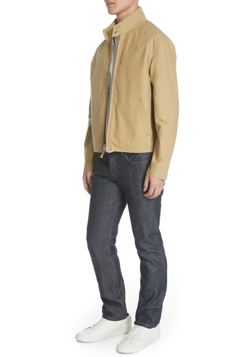 Harrington Waxed Cotton Jacket (Nordstrom Exclusive), Alternate, color, TAN