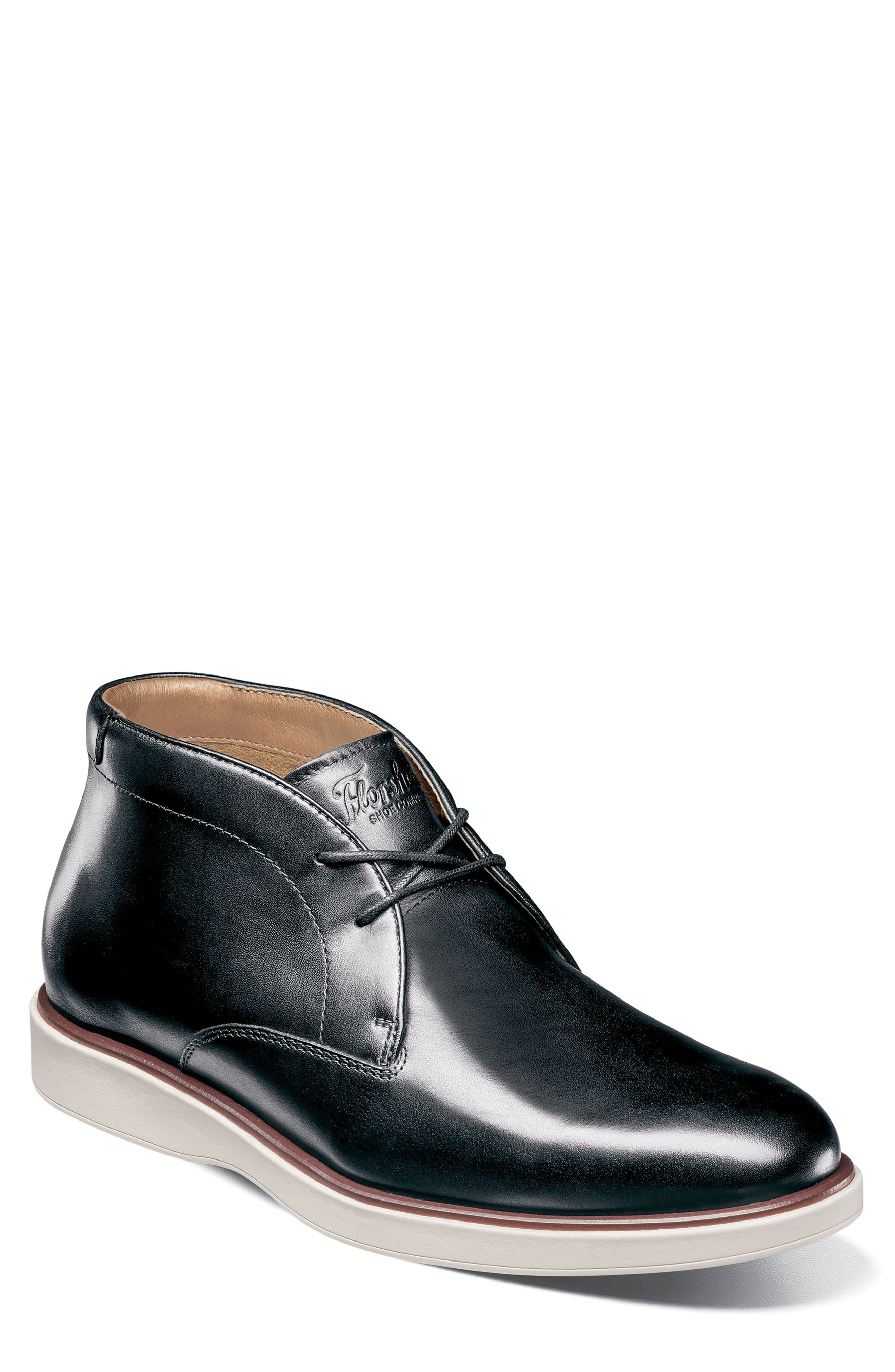 Avenue Plain Toe Chukka Boot, Main, color, BLACK MULTI