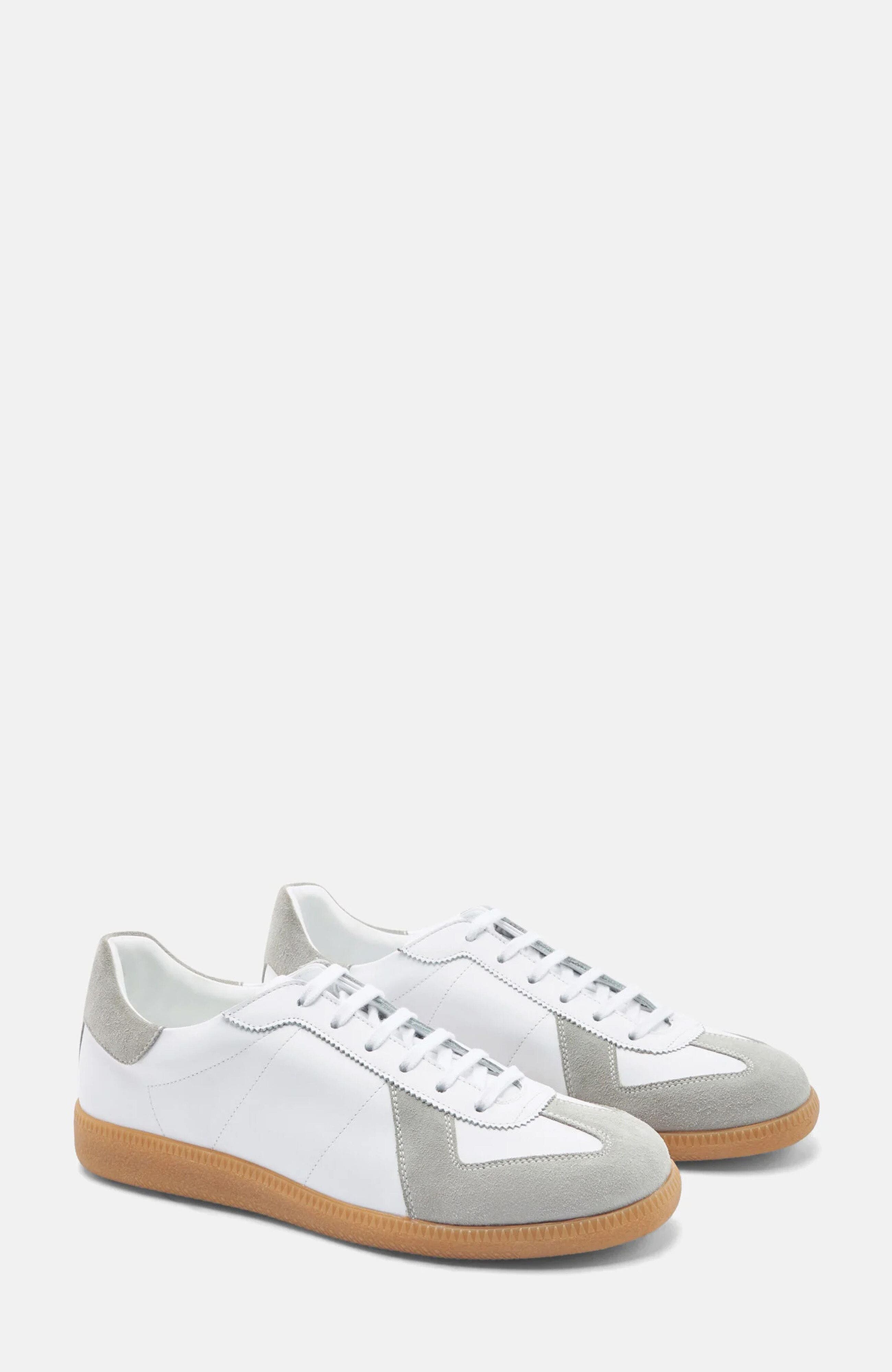 SCAROSSO Hans Sneakers, Main, color, White - Calf