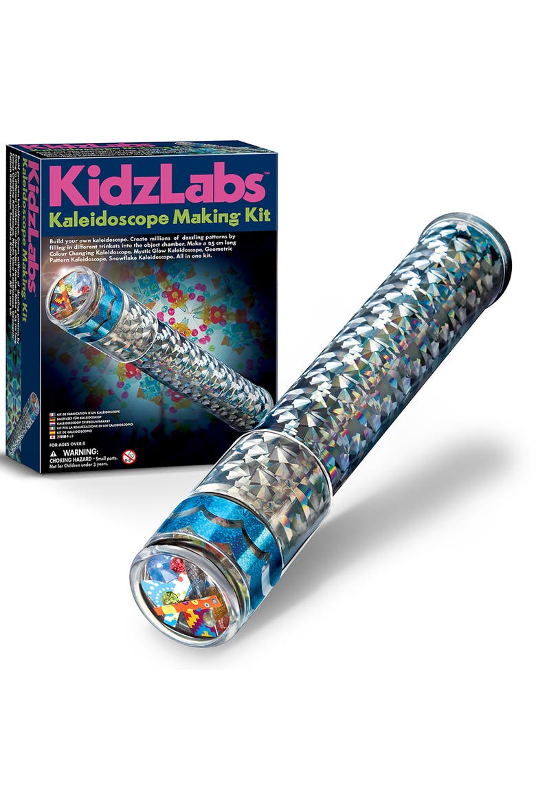 Kidzlabs Kaleidoscope Kit Diy Optical Light Toy, Alternate, color, Multicolored