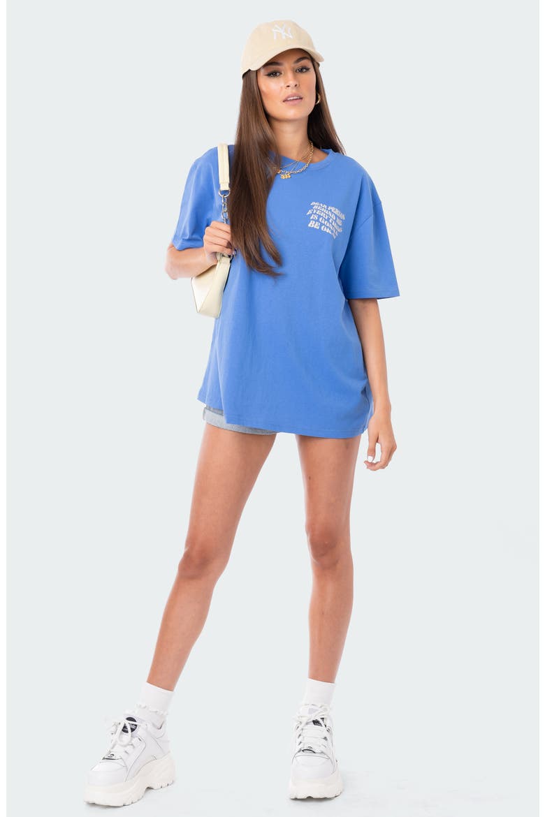Dear Person Oversize Graphic Tee, Alternate, color, BLUE