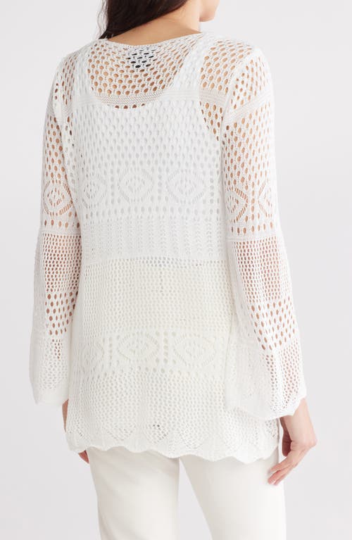 FORGOTTEN GRACE FORGOTTEN GRACE OPEN STITCH TIE TOP