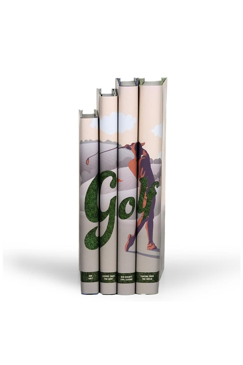 Golf Club Book Set, Main, color, Green