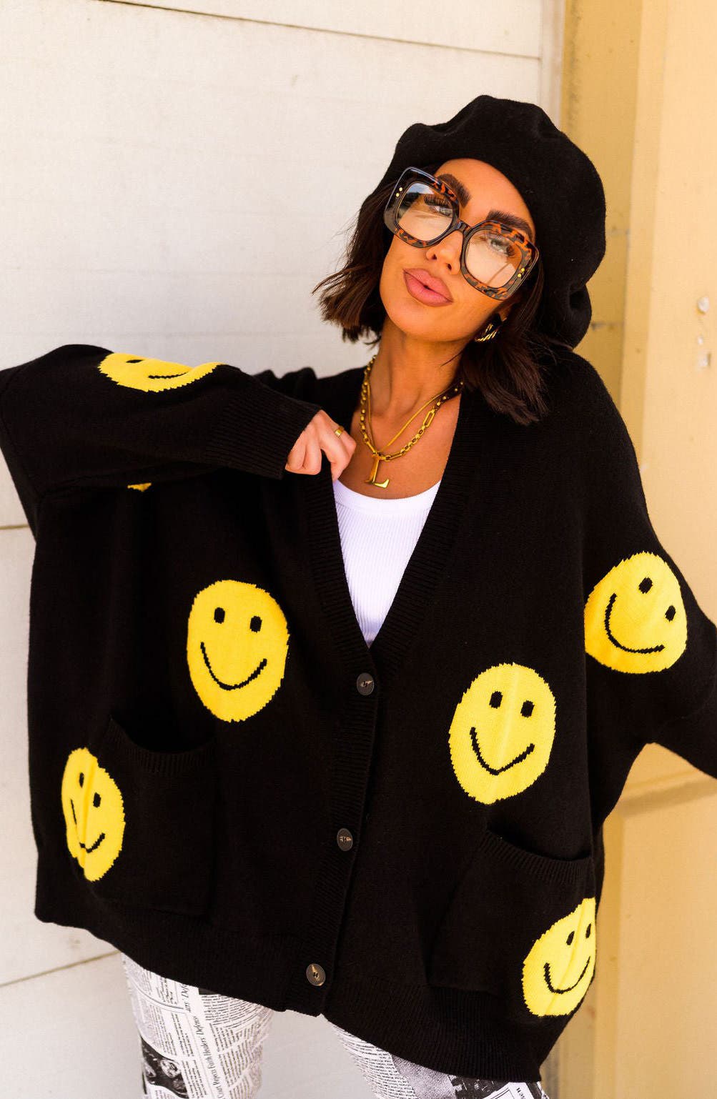 Oversize Open Front Cardigan - image 2