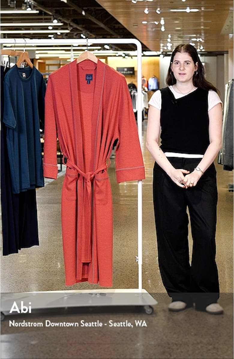 Waffle Knit Robe, sales video thumbnail