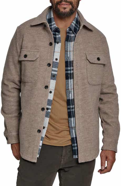 7 Diamonds Generation Brushed Flannel Button-Up Shirt Jacket