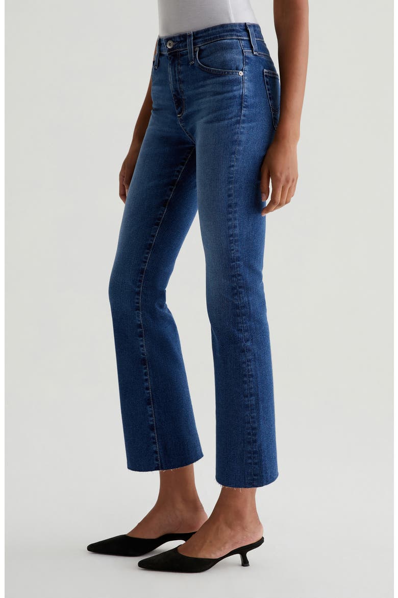 Farrah Mid Rise Crop Bootcut Jeans, Alternate, color, LUCERNE