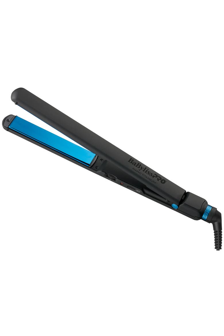 Nano Titanium 1" Ultra-Thin Flat Iron, Main, color, Black