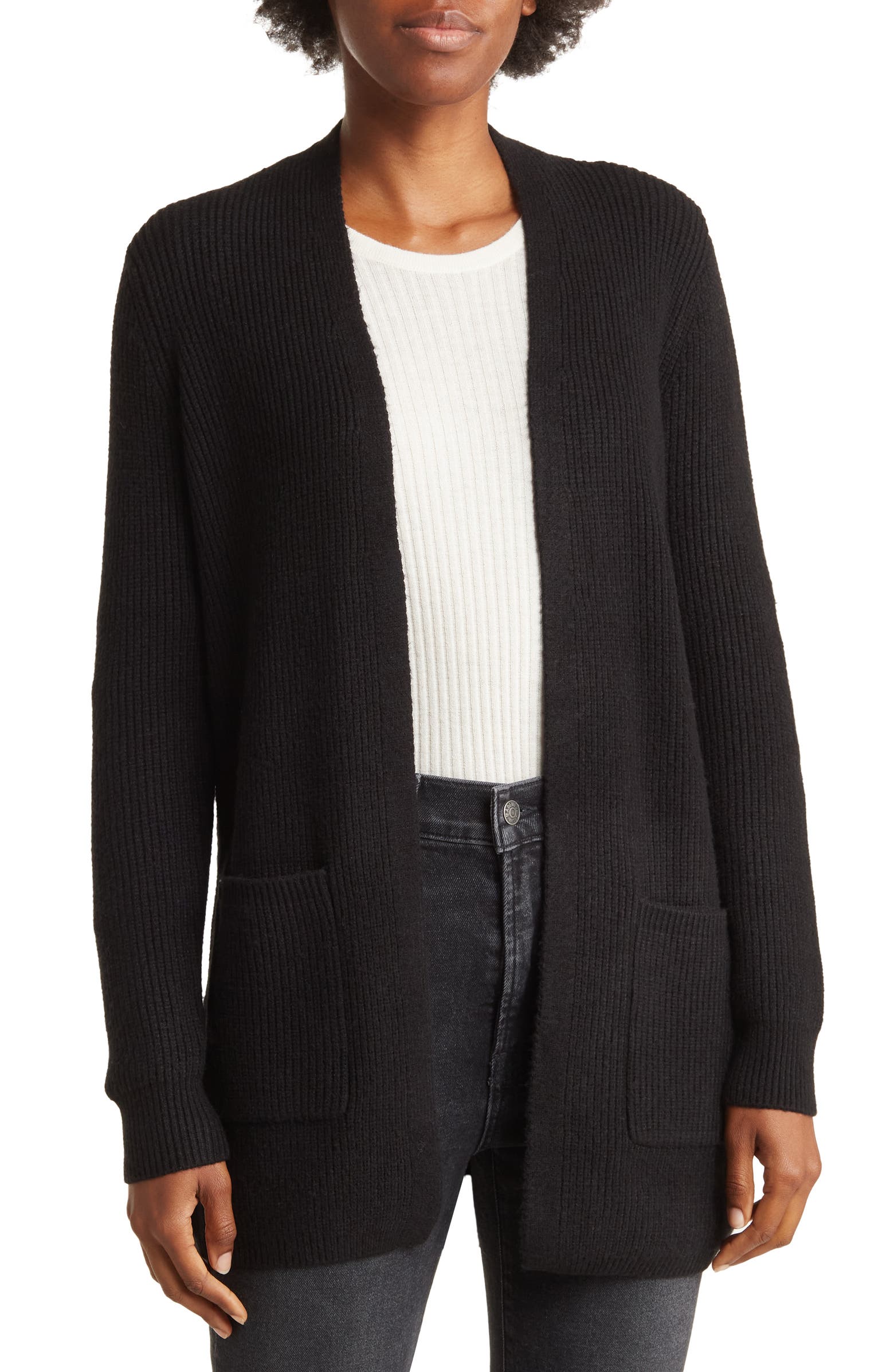 CYRUS Long Open Front Cardigan | Nordstromrack