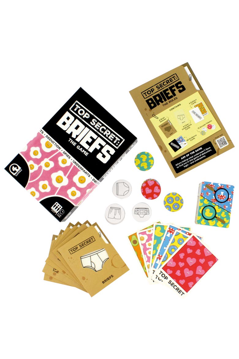 Top Secret Briefs, The Deduction Game Of Undercover Underpants, Alternate, color, Multicolored