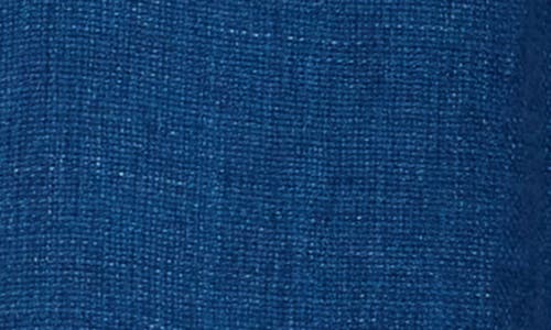 Faherty Isha Linen Denim Shift Dress In Indigo