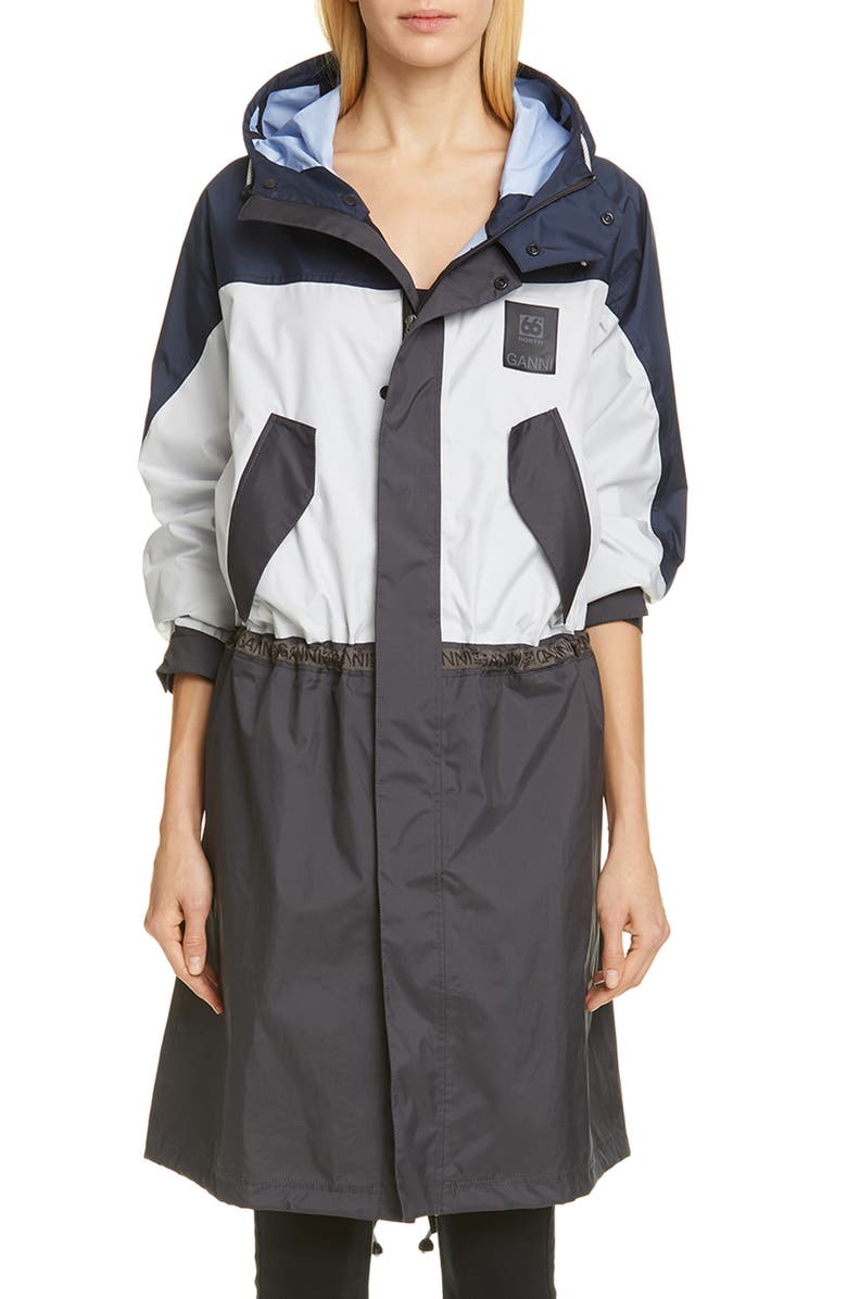 Ganni x 66°North Gardar Oversize Unisex Parka, Main, color, 
