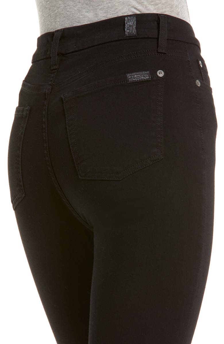 7 For All Mankind High Waist Ankle Skinny Jeans, Alternate, color, 