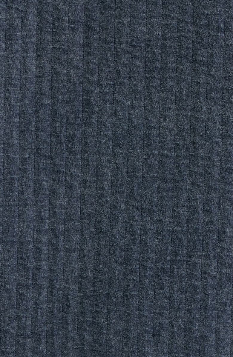 PS Paul Smith Washed Indigo Removable Collar Quilted Jacket, Alternate, color, Indigo