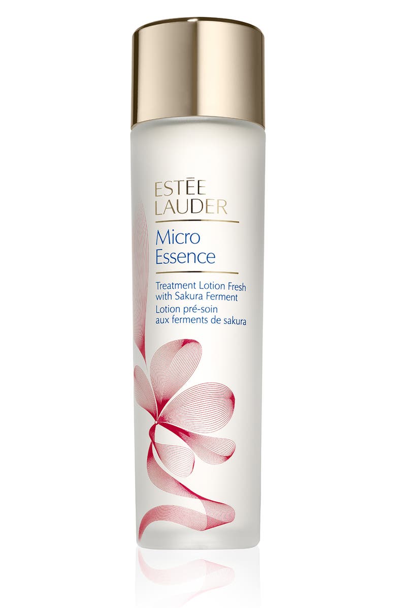 Estée Lauder Micro Essence Treatment Lotion Toner Fresh with Sakura Ferment, Main, color, 