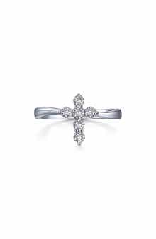 Lafonn Classic Cross Simulated Diamond Ring