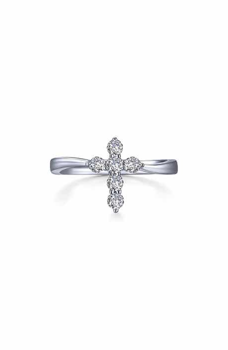 Lafonn Classic Cross Simulated Diamond Ring