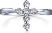 Lafonn Classic Cross Simulated Diamond Ring