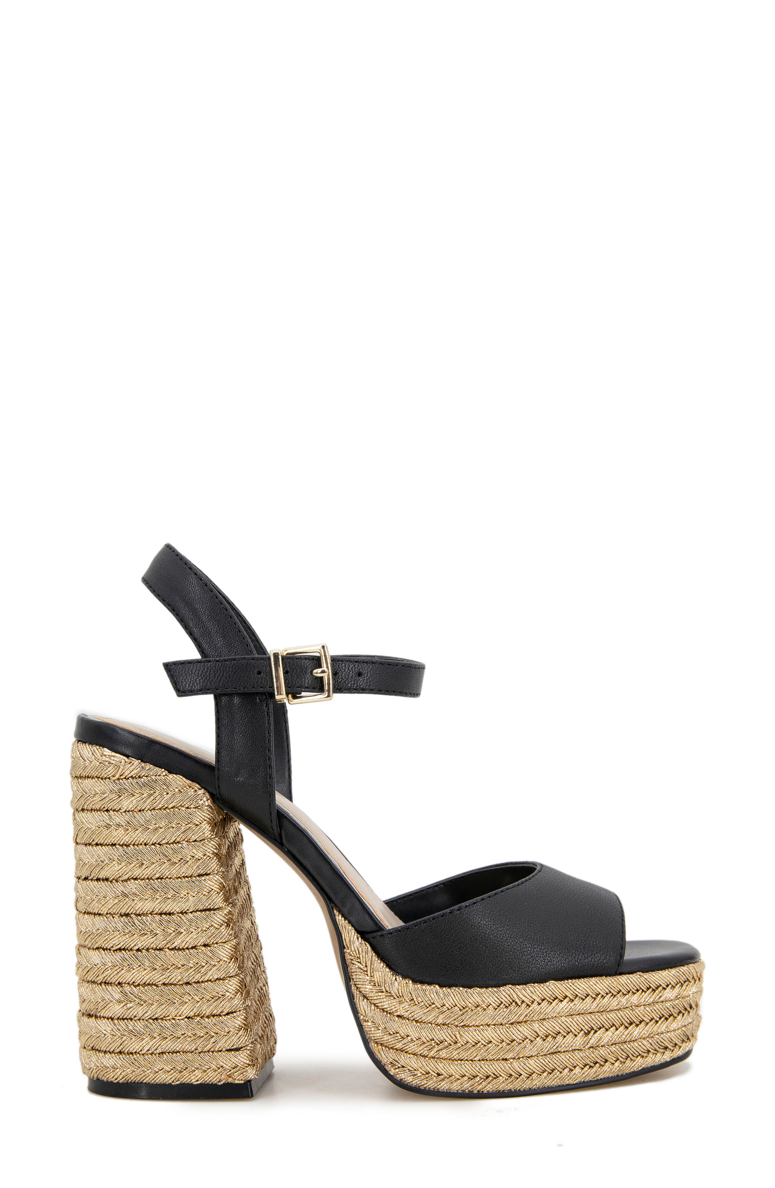 Kenneth Cole New York Dolly Platform Sandal, Alternate, color, Black
