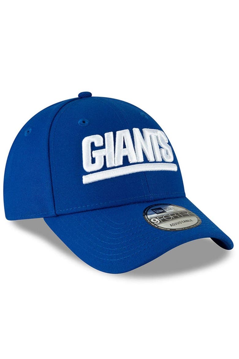 Men's New Era Royal New York Giants The League Throwback 9FORTY Adjustable Hat, Alternate, color, Royal