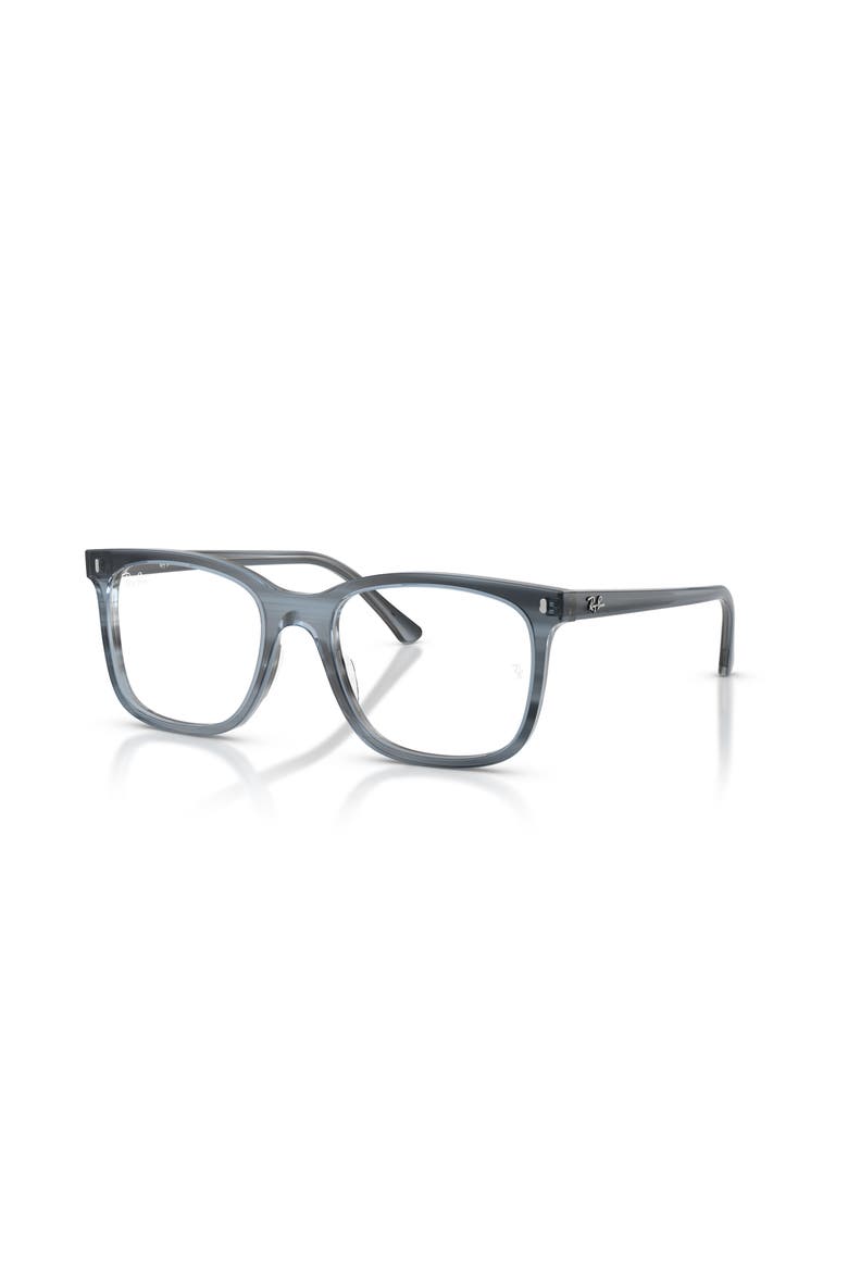 53mm Square optical glasses, Main, color, Blue