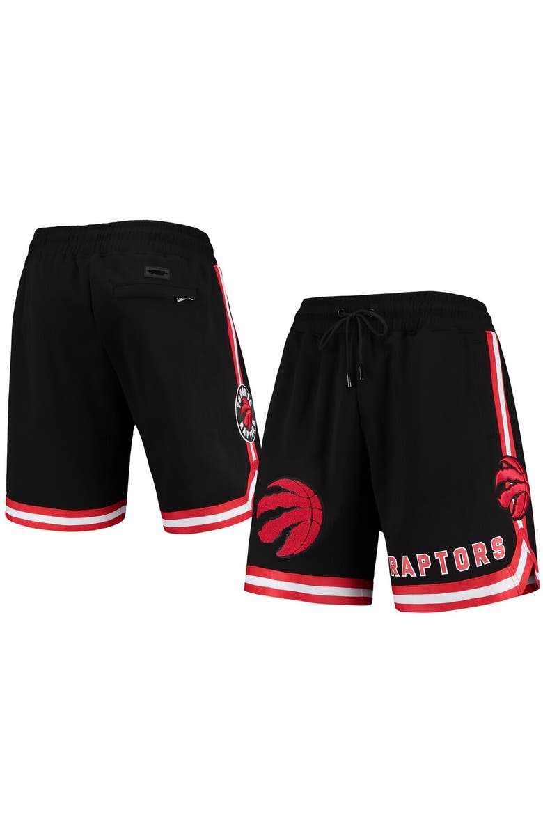 PRO STANDARD Men's Pro Standard Black Toronto Raptors Chenille Shorts, Main, color, Black
