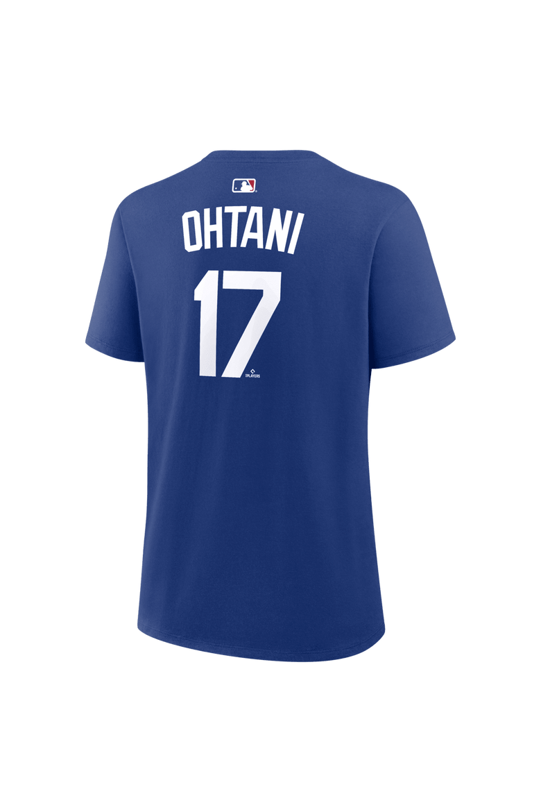Women's Nike Shohei Ohtani Royal Los Angeles Dodgers Name & Number T-Shirt, Alternate, color, Royal