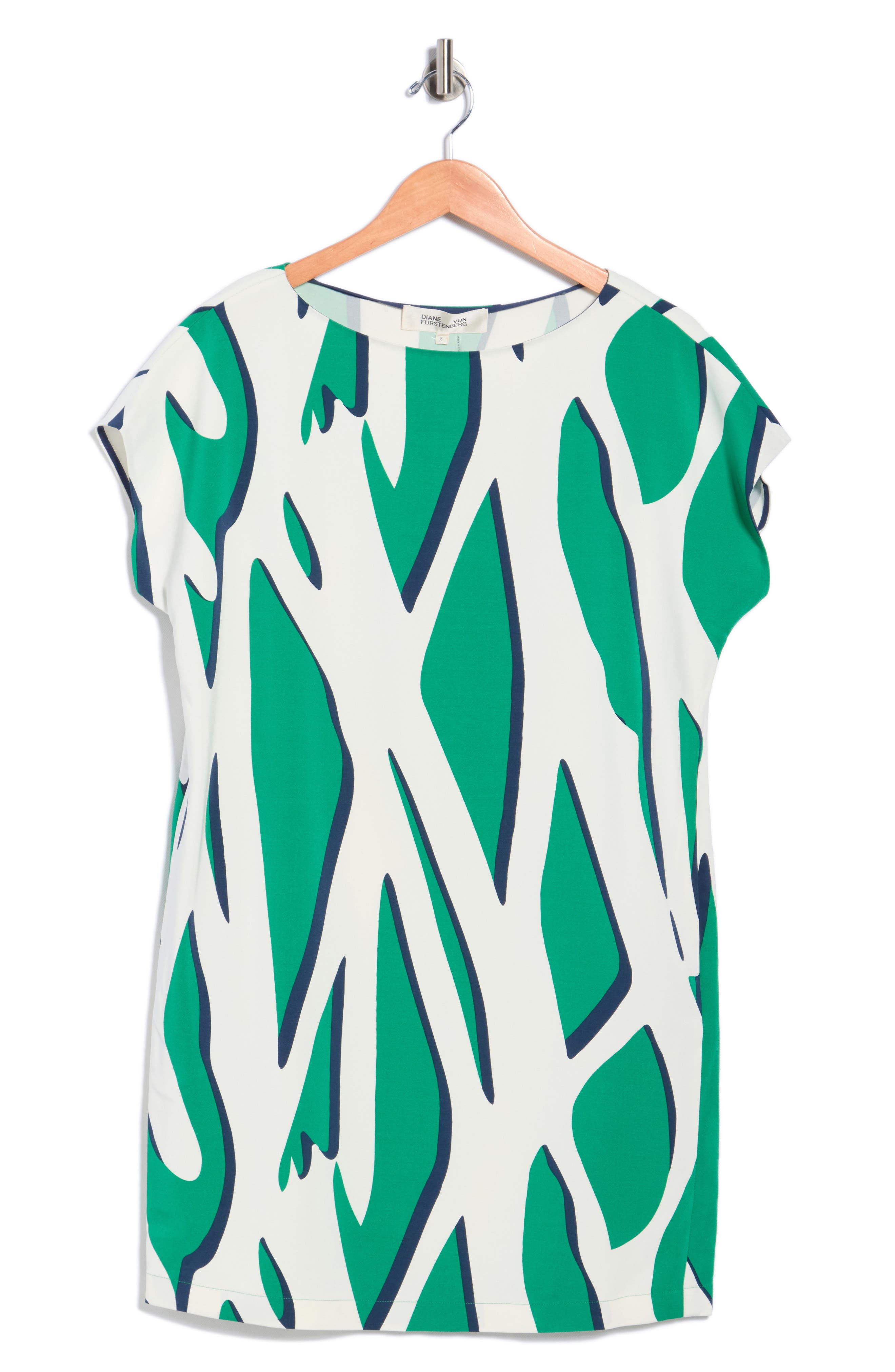 DVF Cora Cap Sleeve Shift Dress