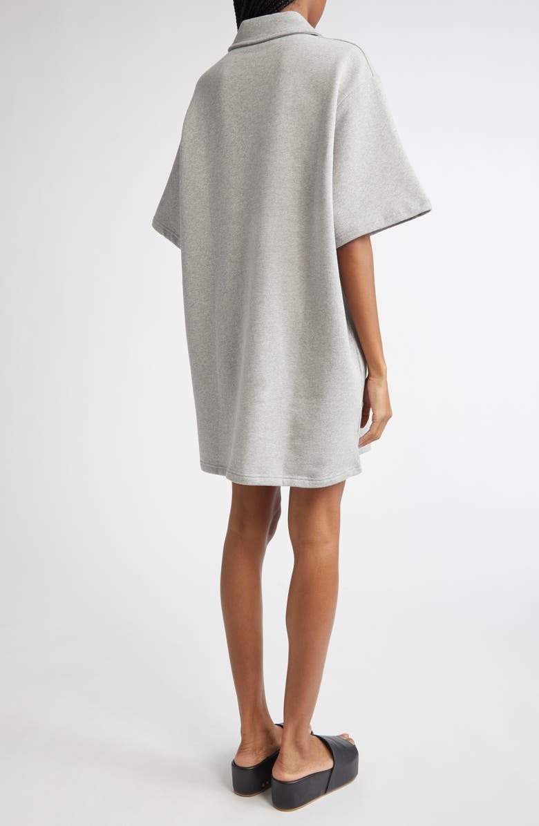 Stand Studio Kennedi Oversize Organic Cotton Jersey Polo Dress, Alternate, color, 