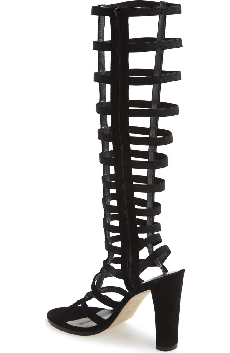 Stuart Weitzman 'Cagedup' Gladiator Sandal, Alternate, color,