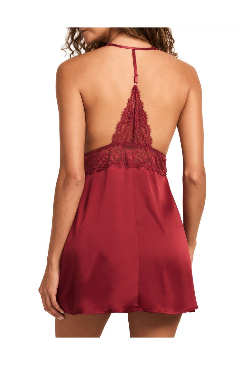 Galilea Slip Lingerie, Alternate, color, Dark red