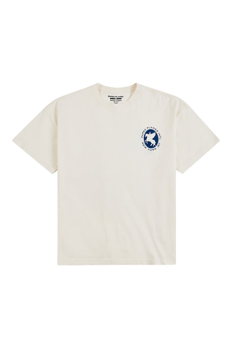Emblem Graphic T-Shirt, Main, color, EGGSHELL
