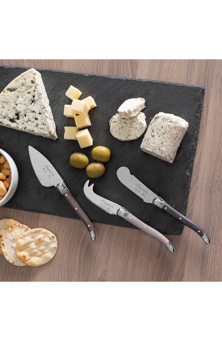 FRENCH HOME 7-Piece Laguiole Cheese Knives Set, Alternate, color, 