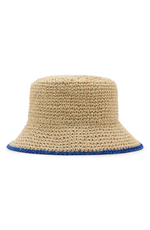 Straw Bucket Hat