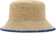MANGO Straw Bucket Hat