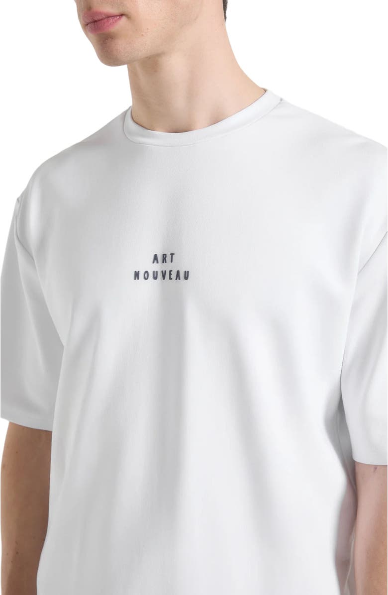 Manière De Voir Art Nouveau Cotton T-Shirt, Alternate, color, White