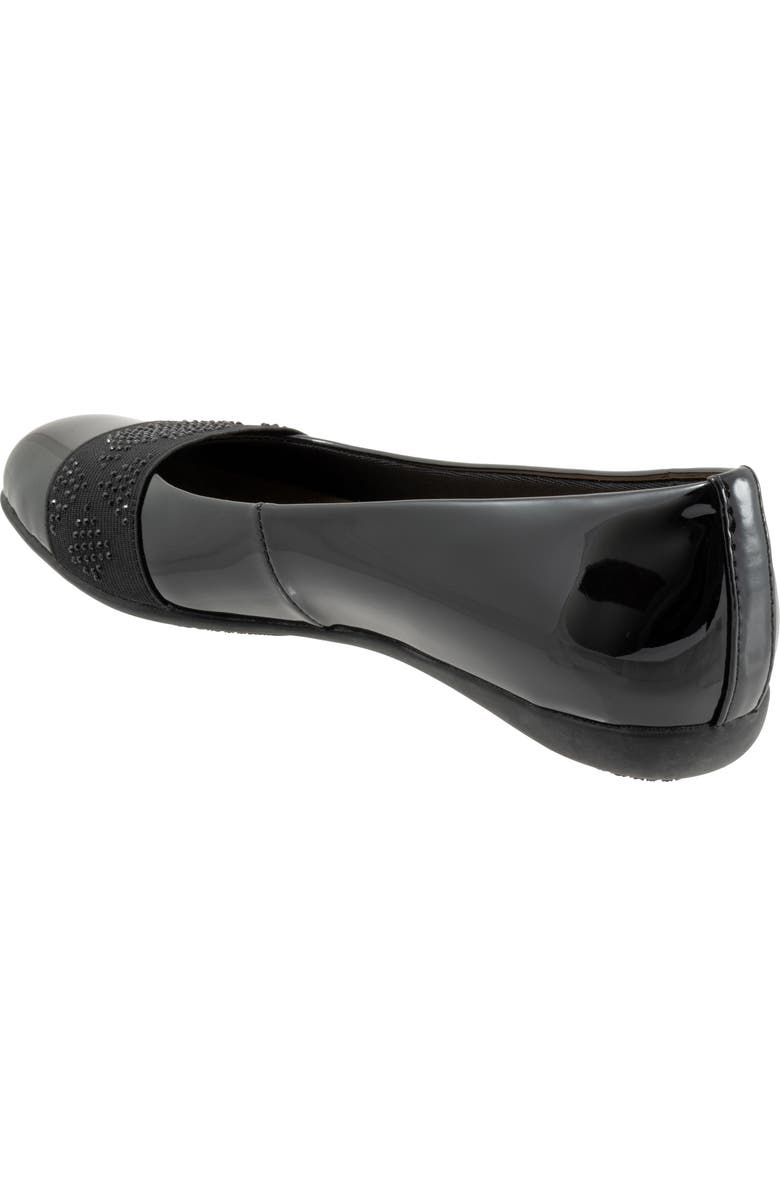 SoftWalk<sup>®</sup> Samantha Flat, Alternate, color, Black Patent