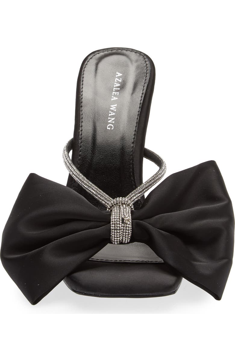 AZALEA WANG Tatum Bow Slide Sandal, Alternate, color,