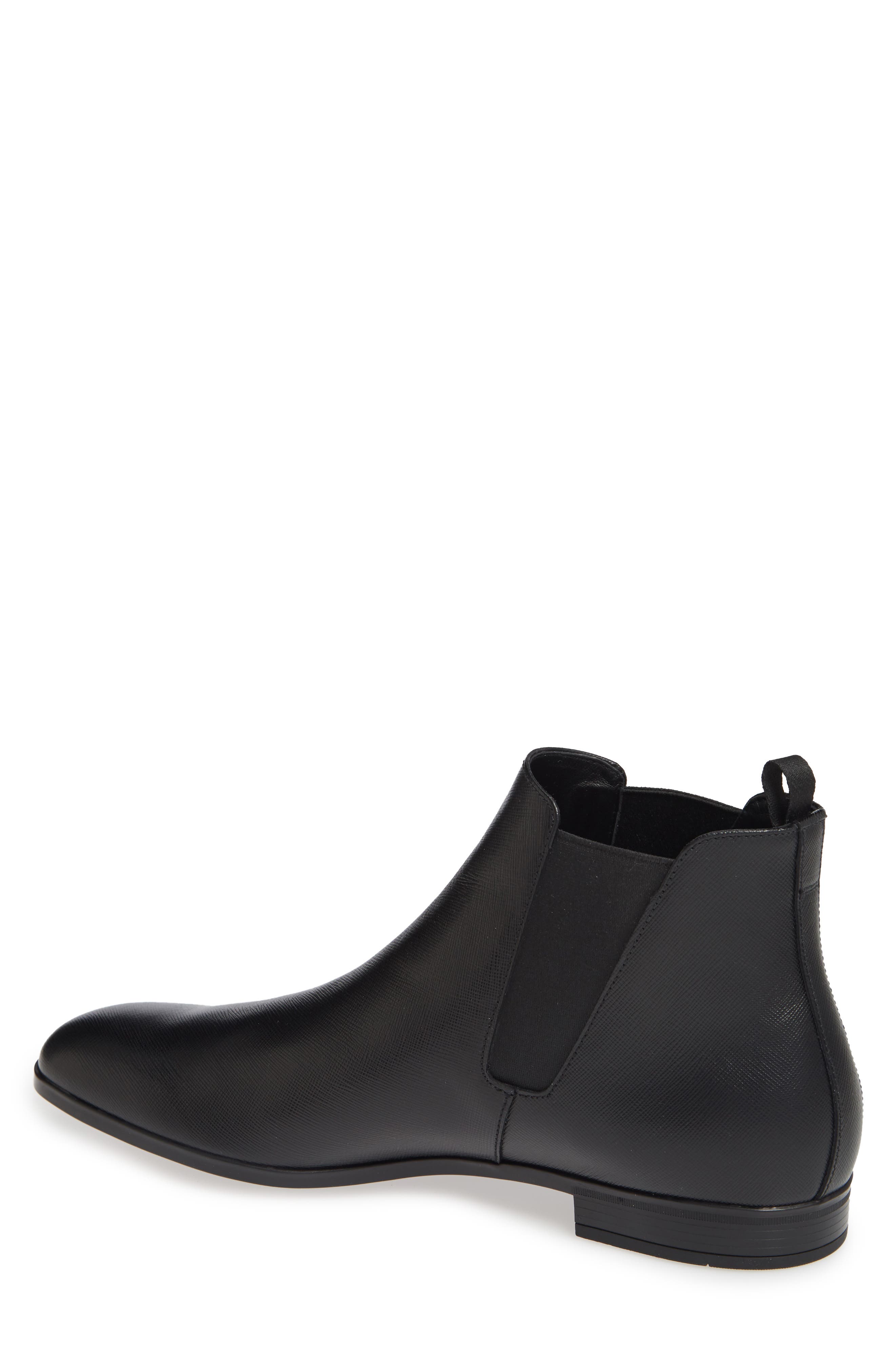 Prada Chelsea Boot, Alternate, color, Nero