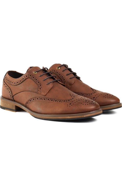 V.gan London Vegan Barley 2 Brogue Shoes In Brown