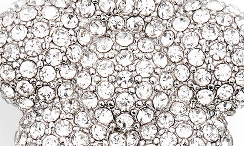 Marc Jacobs Daisy Balloon Drop Earrings In Silver/crystal