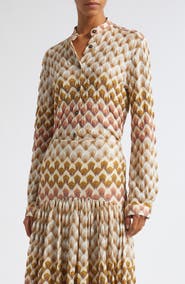 Missoni Metallic Button-Up Shirt