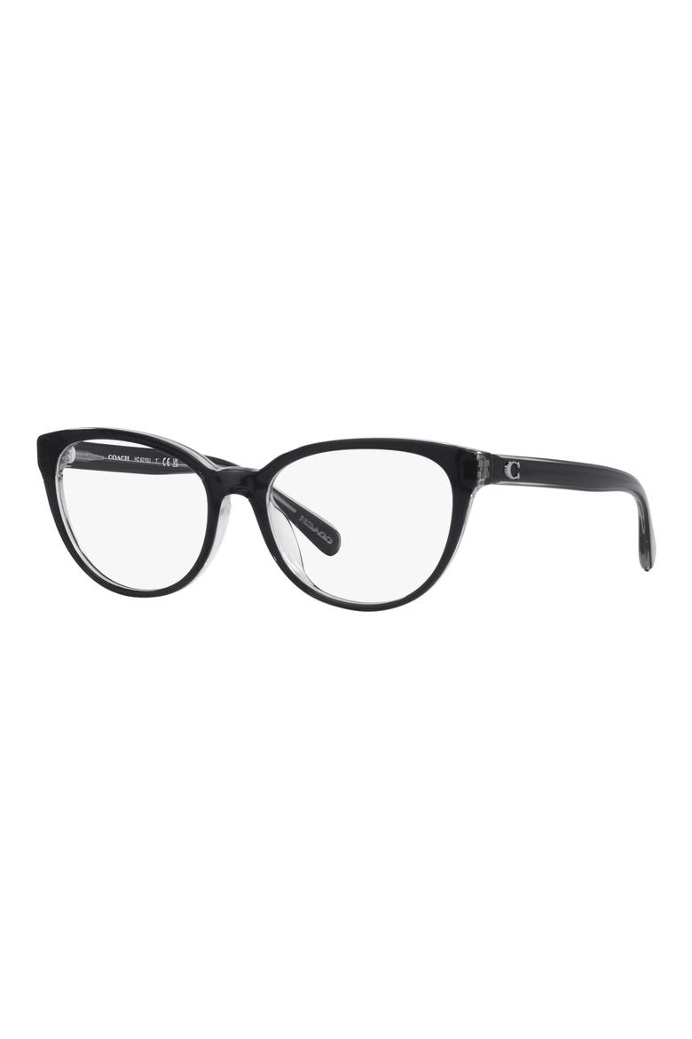 53mm Round Optical Glasses, Alternate, color, GREY