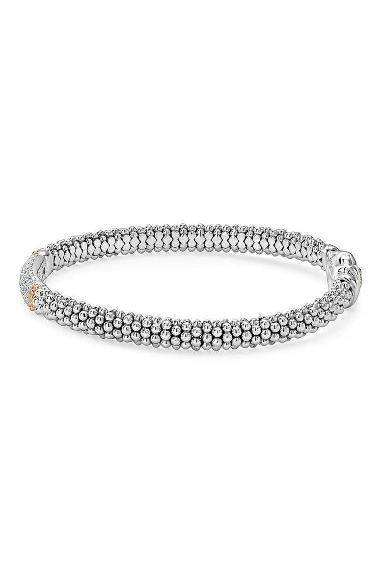 Caviar Lux Diamond Caviar Bracelet, Alternate, color, SILVER