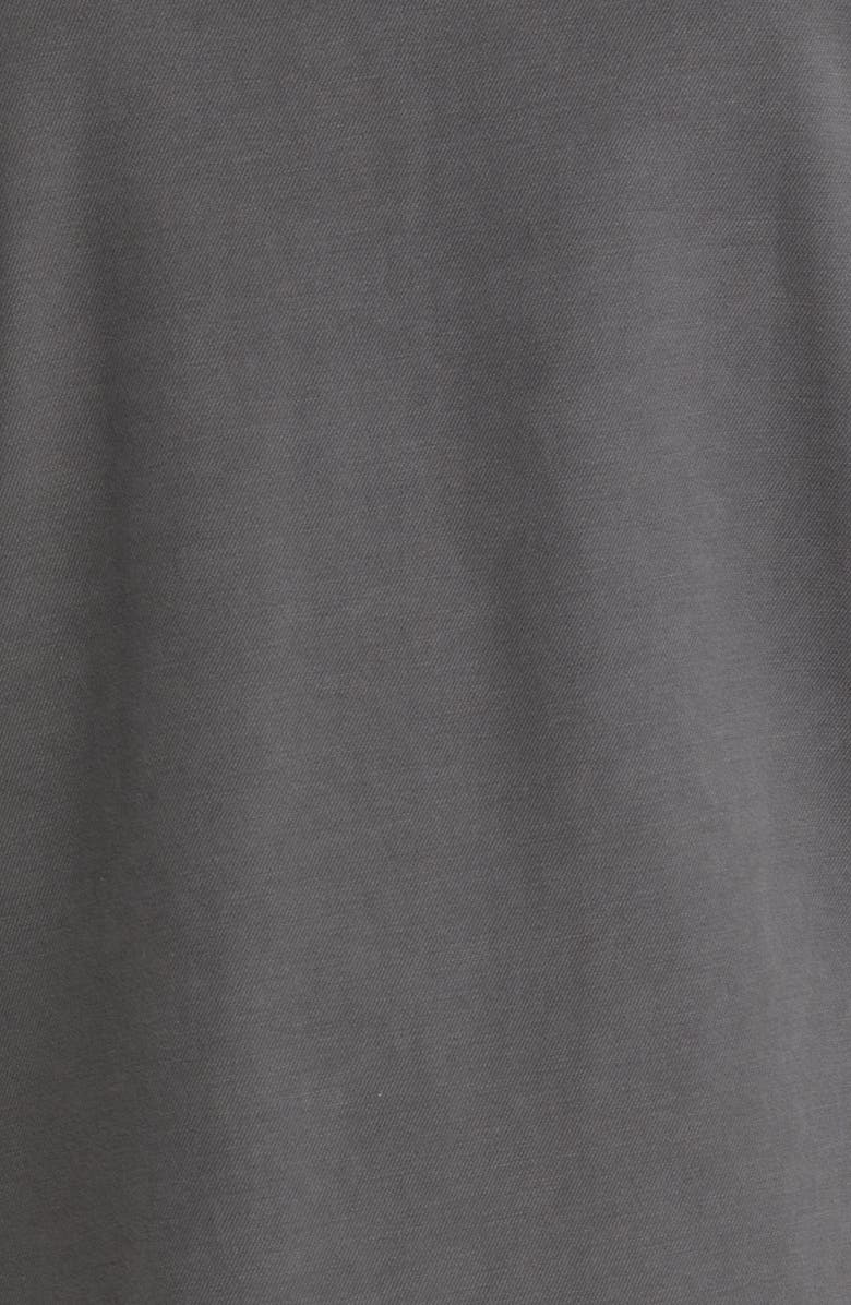 The Normal Brand Tailored Terry Shirt Jacket, Alternate, color, Steel