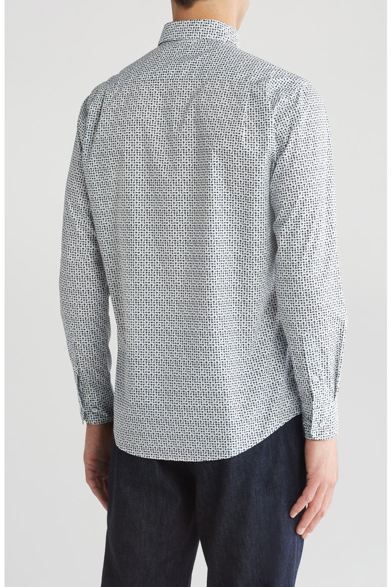 Fevona Long Sleeve Woven Shirt, Alternate, color, SKY