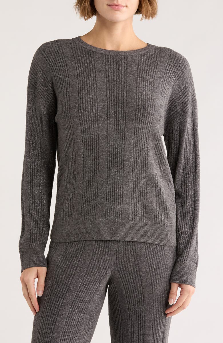 Barefoot Dreams<sup>®</sup> CozyChic Ultra Lite<sup>®</sup> Lounge Top, Main, color, Carbon